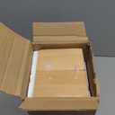 Bamboo Drawer Organizer, Narrow Stackable Cutlery Tray for Kitchen, 2 Pcs Silverware & Utensil Box, 12" x 3" x 2" (Outer), 11.3" x 2.3" x 1.77" (Inner) (Yellow)