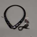 Bluetooth Neckband Headphones, Retractable Headphone Bluetooth 5.3 & IPX5 Waterproof, Neckband Headphones Vibration Call Alerts with 16H Talk for Gym/Conference