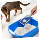 Abaodam Stainless Steel Litter Scoop, Metal Cat Litter Scooper Sifter with Fine Mesh, Deep Shovel for Easy Sifting Cleaning, Pooper Scooper for Pets