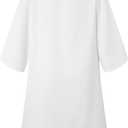 LATOBREATH Girls Kids Angel Costume With Halo Christmas Church White Robes Angel Dress (White)