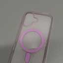 JETech Magnetic Case for iPhone 17 6.3-Inch Compatible with MagSafe, Shockproof Phone Bumper Cover, Anti-Scratch Clear Back (Purple)