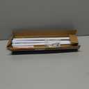 Curtain Rods for windows 32-48 inch, 5/8 inch Decorative White Splicing Heavy Duty Metal Curtain Rod set with Brackets