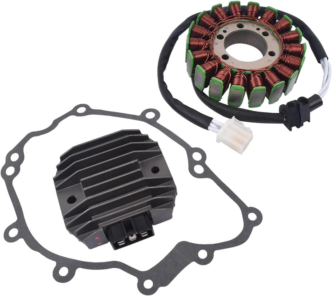 Stator And Regulator Rectifier with Gasket Replacement for Yamaha YZF-R6 YZF R6 2003-2005 JM3828ST135CK