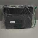 File Organizer, Fireproof File Box with Lids, Important Document Organizer Box with Lock, Portable File Folder Organizer with Handle (Black 1 Layer)