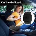 Car Armrest Cushion, Console Covers for SUV, Car Center Console Cover, Arm Rest Cover for Car, Long-Lasting, Soft and Comfortable, Suitable for Most Cars (Black)