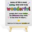 Thank You Appreciation Gifts for Women Men, Inspirational Motivational Gift for Women Men, Positive Reminders, Inspirational Decor for Home Office Desk, Thank You For Being Your Incredible Self