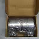 2.75 to 2.75 inch Exhaust Adapter with Clamp Stainless Steel, 2.75" ID to 2.75" ID Exhaust Reducer Connector Pipe with Clamp