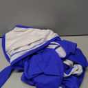 Blooming Jelly Womens High Waisted Bikini Sets Drawstring Tummy Control Swimsuits Crisscross Tie Back Bathing Suit (XX-Large, Royal Blue)