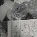 ZMISHIBO Low Profile Ceiling Fans with Lights and Remote, 20 Inch Flush Mount Ceiling Fan with Light, 3000K-6000K Dimmable Fandelier LED Fan Light, 6 Wind Speeds Black Ceiling Fans for Bedroom