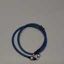 Motoforti Universal 140cm 55.12" Motorcycle Brake Clutch Oil Hose Line Pipe Hydraulic Reinforced Stainless Steel Braided Blue