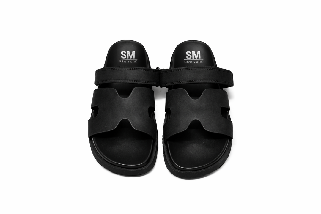 SMNY Moana TPE Sandals – Black – Size 8.5