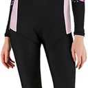 Akaeys Women's Full Body Swimsuit Rash Guard One Piece Long Sleeve Long Leg Swimwear with UV Sun Protection, Medium
