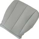 FZJDSD Light Gray Driver Side Bottom Microfiber Leather Replacement Seat Cover Compatible with Toyota Sienna 2011 2012 2013 2014