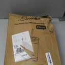 Lamosi 100 Pack 16 oz Clear Plastic Cups with Lids and Straws, Disposable Plastic Coffee Cups with Lids for Iced Coffee, Cold Beverages, Smoothies and To-Go Drinks