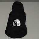 Paiaite Black Chihuahua Dog Hoodie: Keep Your Pup Warm and Stylish with a 'The Dog Face' Printed Sweatshirt Pet Clothes, and Sweater Coat All in One Perfect for Winter and Cool Summer Nights! Black S (S-(3~5.5lb) | Chest(~15.7"))