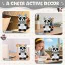 2 x JoycuFF Granddaughter Gifts Positive Crochet Raccoon Emotional Support Crochet Granddaughter Gifts from Grandma Christmas Birthday Gift Emotional Inspirational Support