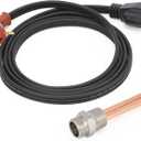 3500043 Engine Block Heater with Cover Cap for Ford, Mercury, Lincoln, International, Caterpillar, Detroit Diesel, Hino, Mack, Nissan, 3/4" NPT Thread / 120 Volts / 1000 Watts