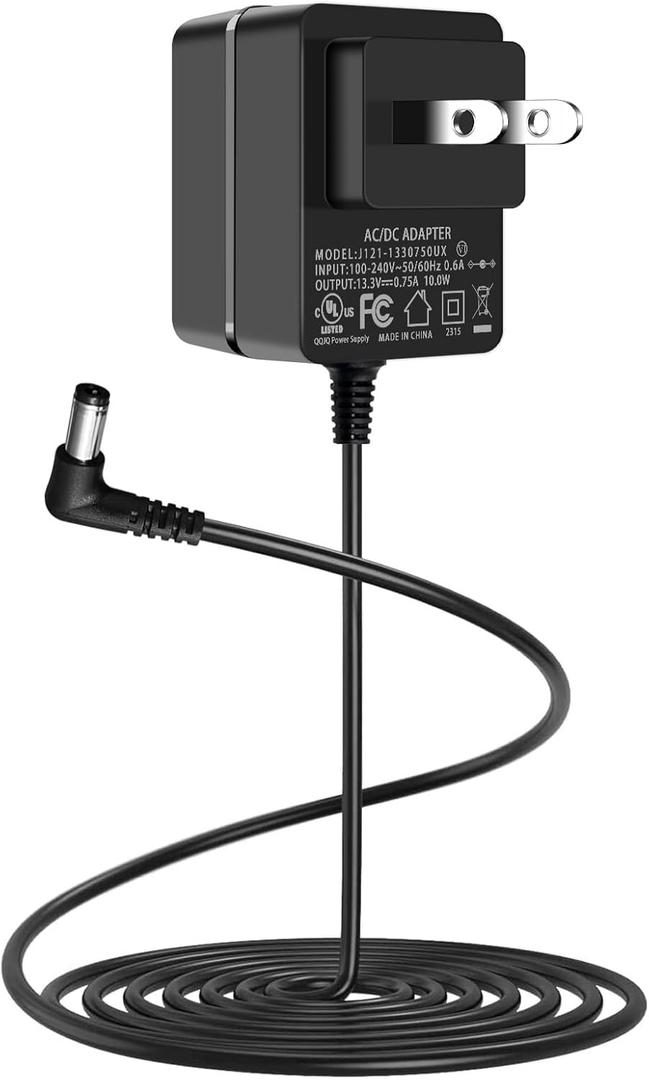 Power Cord for Shark VACMOP VM200 VM200C VM20026 UM200 UM205 VC205 Hard Floor Vacuum Mop AC Adapter Charger Replacement