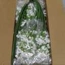 Waipfaru 30 Pcs Babys Breath Artificial Flowers, Baby Breath Flowers Artificial Bulk, Real Touch White Fake Flowers, Faux Babies Breath Gypsophila for Wedding Home Decor Floral Arrangement