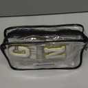 Self-Adhesive Chenille Letters Patches: NICEVINYL 104PCS White Preppy Letter Patches Stickers for Clothing Backpacks - Embroidered Cheille Initial Patch for DIY Decor