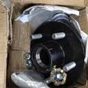 iBroPrat 1 Sets Trailer Hub Kit 5 Bolt 4.5, Trailer Axle Kit for 3500 lb 5 Lug Trailer Hub with Extra Dust Cap and Rubber Plug Fits 1-1/16'' to 1-3/8" Trailer Axles 3500lb #84 Spindle