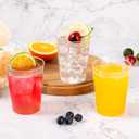 Goodluck 200PCS 10oz Clear Plastic Cups for Party, Disposable Clear Plastic Cups, Cocktail Glasses for Wedding Thanksgiving, Christmas, and Parties