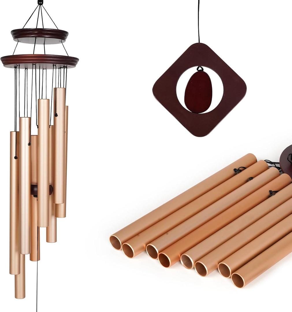 Wind Chimes for Outside, 37" Sympathy Wind Chimes Memorial Wind Chime for Loss of Loved One Mother Father, Sympathy Gift for Funeral Home Decor Outdoor Garden Patio