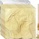 Cunhill 150 Sheets Gold Foil Sheets for Art Silver Rose Gold Leaf Sheets with Gilding Brush Gold Foil Paper Craft for Arts, Painting, Gilding Crafting, 5.5 x 5.5 Inch (Gold Silver)