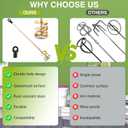 Paint Mixer for Drill - Drill Paint Mixer Works with Any Drill Bit - Rust-Proof Paint Stirrer for Drill - Paint Stirring Drill Attachment for 1-5 Gallon Bucket - Drill Mixer for Paint, Resin & Epoxy