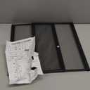 KAFAHOM Purse Organizer for Closet, Purse Rack - Tall Purse Shelf with 8 Hooks & 10 Removable Hangers to Hold Handbags, Backpacks, Pocketbooks., Perfect Purse Display Stand & Storage Tree, Black