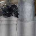 MIULEE Pinch Pleated Thick Linen Curtains 90 Inches 4 Panels Set Ivory Cream Back Tab Memory Trained Pinch Pleat Semi Sheer Light Filtering Privacy Curtains Window Drapes for Living Room Bedroom Birch