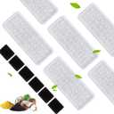 PETIMI Accessories Set (Replacement Filter & Water Pump Sponge) for Pet Water Fountain- 6 pcs Packed Filters and 6 pcs Packed Sponges, Fits PETIMI 2 Gallons and 3 Gallons Pet Fountain Series