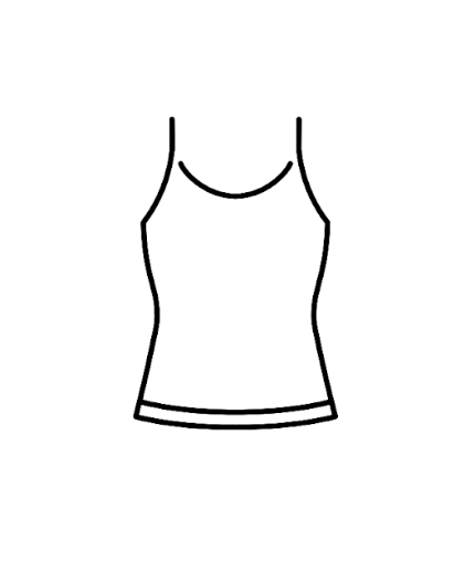 Sleeveless shirt 10 set different colors M
