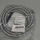 6FT Premium Stainless Steel Washer Hoses with 90 Degree Elbow No-lead Burst-Proof 3/4" NPT Connection Hot & Cold Water Inlet Supply Lines for Washer - 2 Pack by Fetechmate