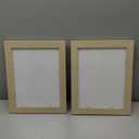 Set of 2 Solid Wood Picture Frame, 8x10in