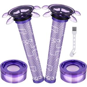 Upgraded V8 Filter for Dyson V8 V7 New Version / SV25 / SV37 / V8 Animal Extra Cordless V8 FOCUS Mattress Vacuum Cleaner Replacement Parts Accessories Filters