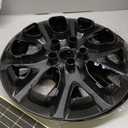 Wheel Skins comeptible with Jeep Cherokee 2014-2018 ; Set of 4 Pack;Glossy Black Wheel Covers;Set of 4 Packs;17 inch