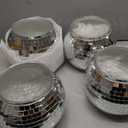 Yungyan Disco Ball Flower Vase Planter Large Centerpieces Ice Bucket Plastic Disco Ball Party Champagne Vase for Wedding Table Birthday Party Decoration,(4 Pcs, 8 Inch)