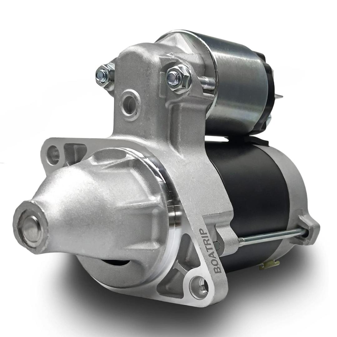 18404 New Starter Motor Replacement for John Deere Gator 4x2 TS CX CS Kawasaki FE250D FE290D FE350D FE400D Gas Engine OE#: 21163-2089, DAW26844, AW26844, SND0132, 41052062