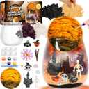 FYHMDC Halloween Light-Up Terrarium Kit for Kids - LED Night Light Birthday Gift for Boys Ages 4 5 6 7 8-12 Year Old - Halloween Toys DIY Arts and Crafts Kit for Kids - Best Presents for Boys