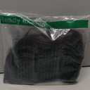 Swiking Men Wigs Short Black Straight Middle Part Synthetic Hair for Male Guy Halloween Cosplay Party Wigs with Cap (Black)