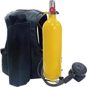 2L Mini Scuba Tank Kit,DOT-Certified Portable Lung Tank with Backpack and Regulator,Scuba Diving Tank up to 35 Mins Breath for Underwater Exploration,Aluminum Tank,Within 30 Ft
