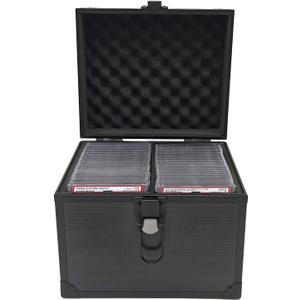 Grade Card Storage Box - Aluminum Alloy card case, suitable for PSA/BGS/CSG/MTG trading card bases - with 2 compartments, can hold 40 cards