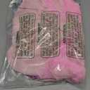 CosplayDiy Women's Cosplay Pink Fembot Costume Dress Women's Sexy Robot Costume Feather Lingerie Set Adult L