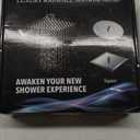 Veken Wide Rain Shower Head with Handheld, High Pressure Rainfall Showerhead Combo with Arm for Bathroom Accessories, Home Decor, Detachable Dual Shower with Multi Modes Handheld Spray, Silver Chrome (Standard Flow(2.5GPM))