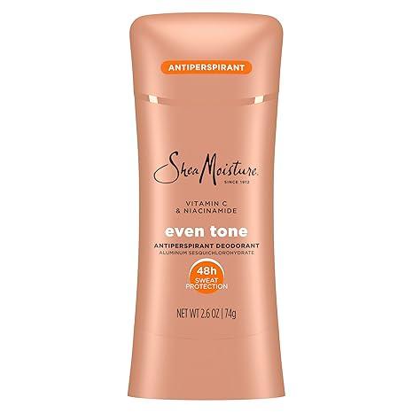 SheaMoisture Antiperspirant Deodorant Stick for 48HR Sweat & Odor Protection Even Tone with No Parabens & No Mineral Oil 2.6 oz