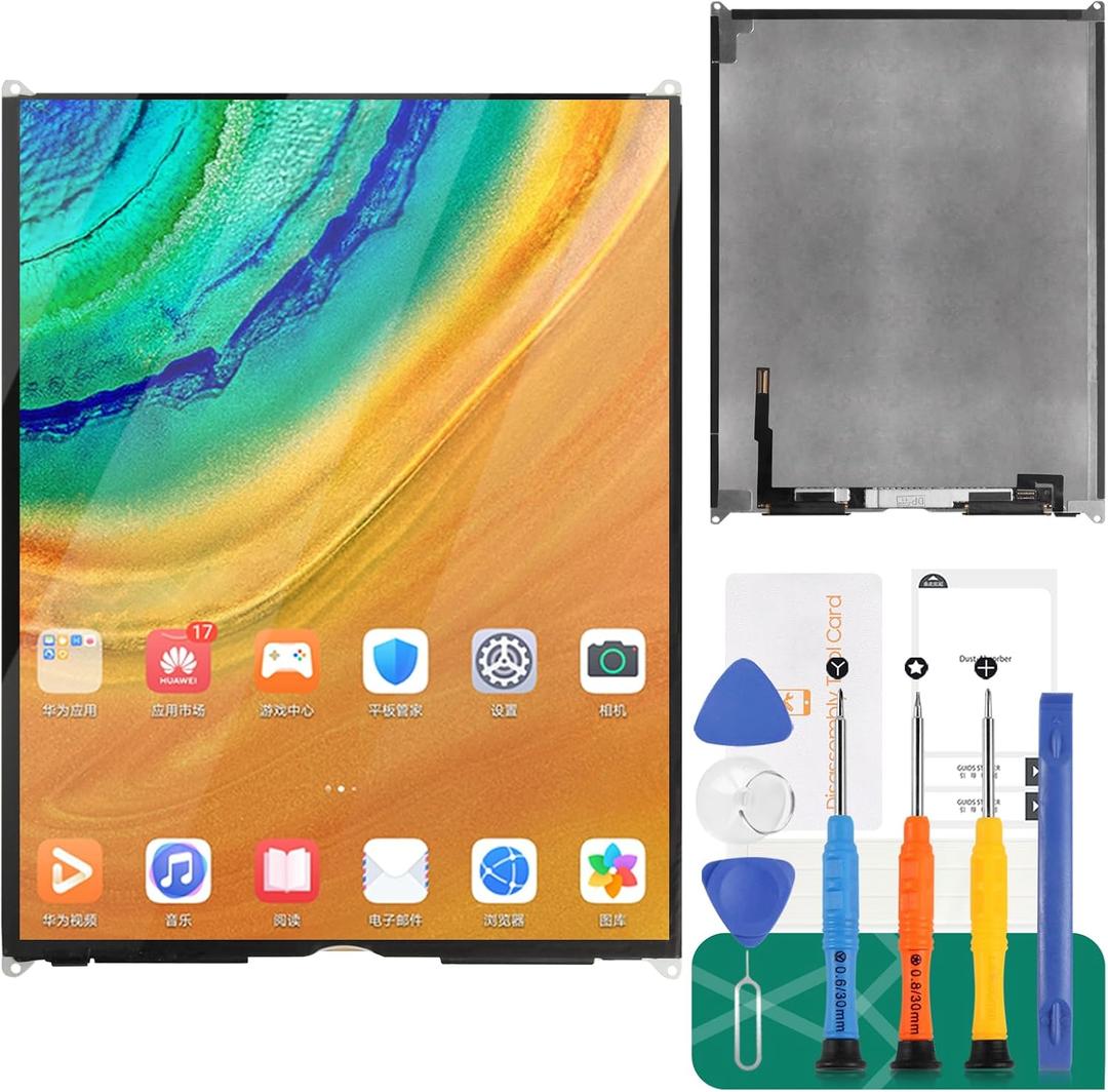 for iPad 9 (2021) 10.2 Screen Replacement for iPad 9 (9th Generation) LCD Display A2602 A2603 A2604 A2605 Screen Replacment with Repair Kits(Black, Not Include Digitizer)
