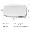 Dog Scale for Small Dogs, cat Scale,Digital pet Scale for Weighing,Measuring Range:40g-88Lb,Suitable for Puppy and Kitten to Adult Animals
