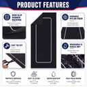 Drydiet Motorcycle Garage Mat Non Slip, Basic Style, 78 x 31 Inch
