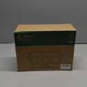 25 PCS Taco Holders, Disposable Taco Holders Box with Lids, Premium Plastic PP Clamshell Taco Plates, BPA Free for Taco Bar Supplies, 3 Dividers Compartments Dust-Proof Taco Plates Use For Taco Bar